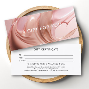 Certificado de Presente do Salão de Beleza Blush P