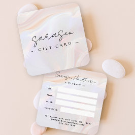 Certificado de Presente do Shell de Pedra Óptica B