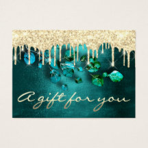 Certificado de Presente Dobra Teal Eyelash Makeup 