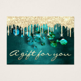 Certificado de Presente Dobra Teal Eyelash Makeup 