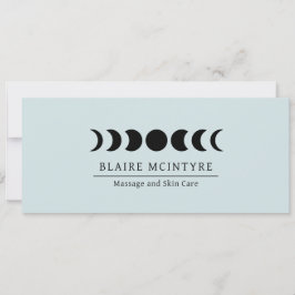 Certificado de Presente Elegante de Fases Azuis Mo