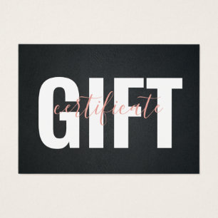 Certificado de Presente Empresarial Cor-de-Rosa Pr