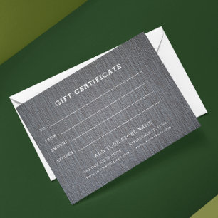 Certificado de Presente Empresarial Editável Adici