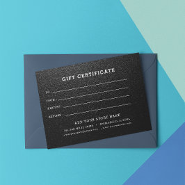 Certificado de Presente Empresarial Editável Adici