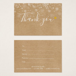 Certificado de Presente Empresarial Rustic Kraft O