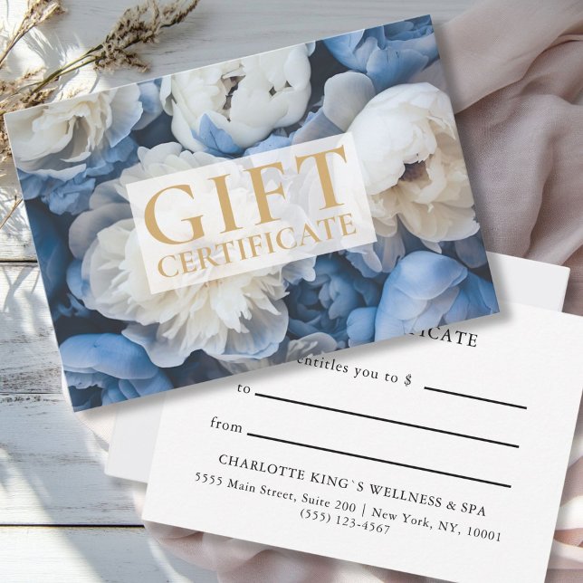 CERTIFICADO DE PRESENTE | Floral | (CUSTOM GIFT CERTIFICATE  | Floral |)