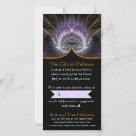 Certificado de Presente Holístico de Árvore Espiri