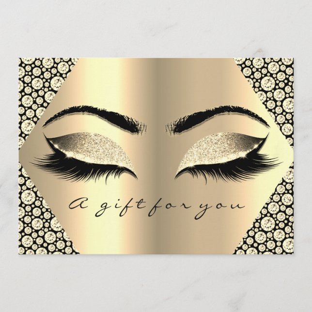 Certificado de Presente Lash Black Diamond Beauake (Frente)