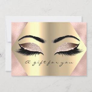 Certificado de Presente Lash Semelhante Rosa Maqui