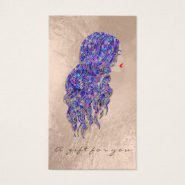 Certificado de Presente Maquiagem de Cabeça Dourad