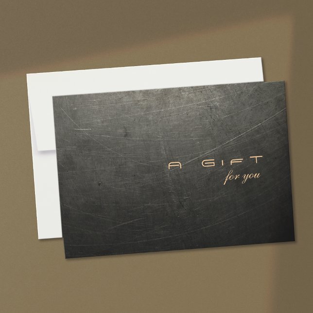 Certificado de Presente Masculino Simples e Elegan (Criador carregado)