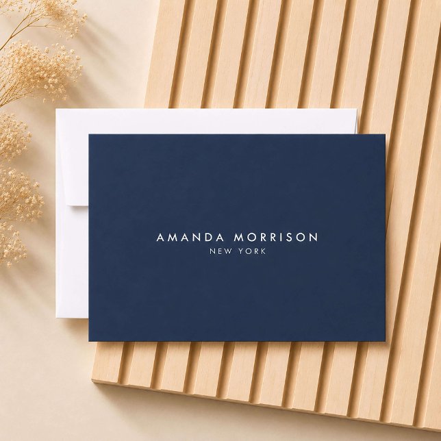 Certificado de Presente Minimalista Luxuoso Azul M (Criador carregado)