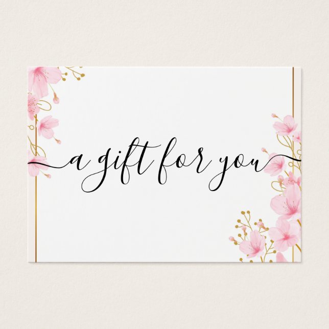 Certificado de Presente Minimalista para Pequenas  (Frente)