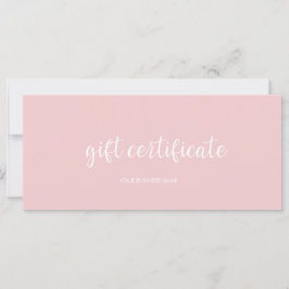 Certificado de Presente Moderno