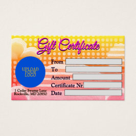 Certificado de Presente Moderno Personalizado