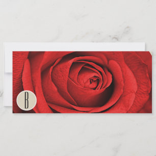 Certificado de Presente Moderno Red Rose Kraft Rus