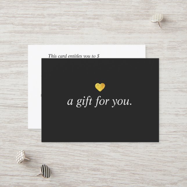 Certificado de Presente para Cliente do Coração Do (Frente/Verso In Situ)