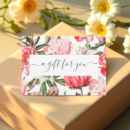 Certificado de Presente para Empresas Branco Cor-d