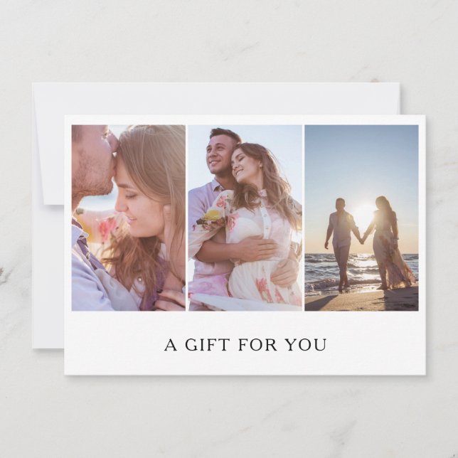 Certificado de Presente para Fotografia Collage (Frente)