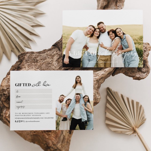 Certificado de Presente para Fotografia de Script  (Criador carregado)