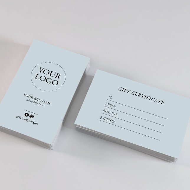 Certificado de Presente para Logotipo Comercial Az (Criador carregado)