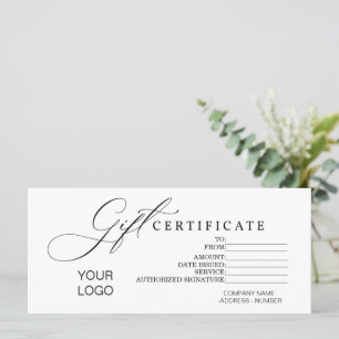 Certificado de presente, Pequena empresa, Cartão d