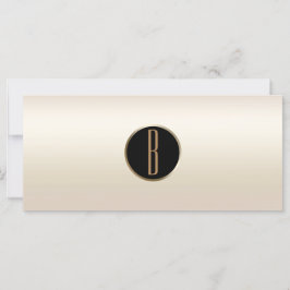 Certificado de Presente Pérola Brilho Dourado Mono