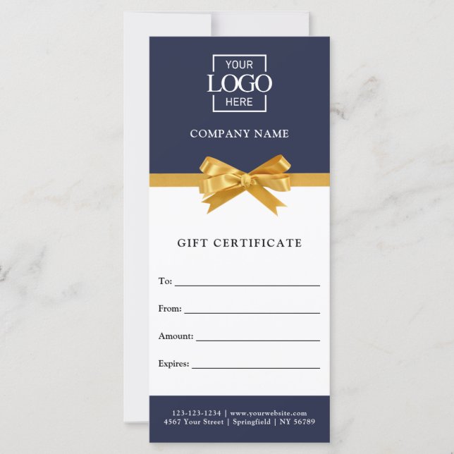 Certificado de Presente Personalizado Chic e Tendê (Frente)
