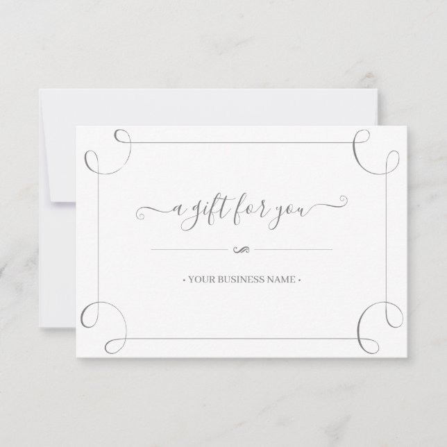 Certificado de Presente Personalizado do Quadro de (Frente)