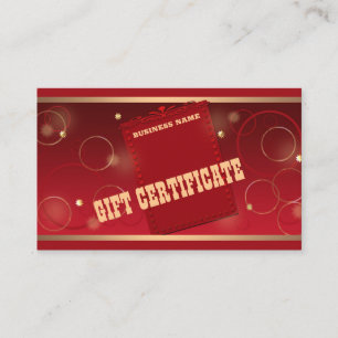 Certificado de presente, presente
