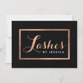 Certificado de Presente RosaGold/Preto do Script G