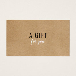 Certificado de Presente Russo Moderno Simples do K