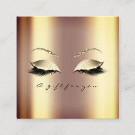 Certificado de Presente Sepia Dourada Lashes Makeu