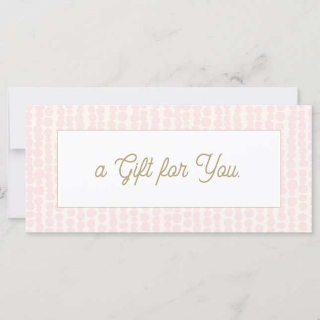 Certificado de Presente Spa de Salão Rosa (Frente)