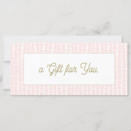 Certificado de Presente Spa de Salão Rosa