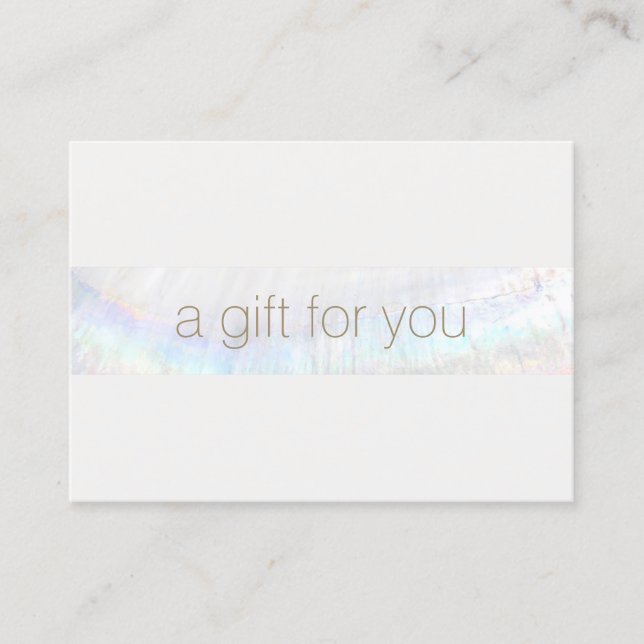 Certificado de Presente Tropical Spa Salon Moderno (Frente)