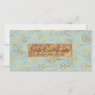 Certificado de Presente Vintage Stylist para Cabeç
