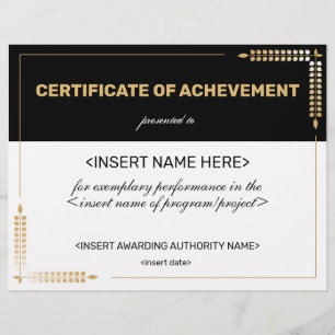 Certificado de realização