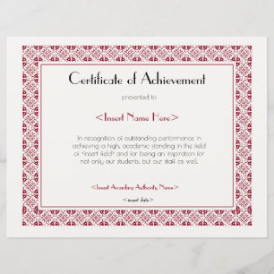 Certificado de Realização