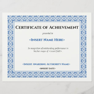 Certificado de realização