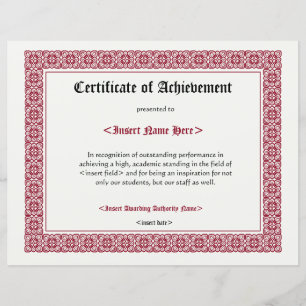 Certificado de Realização