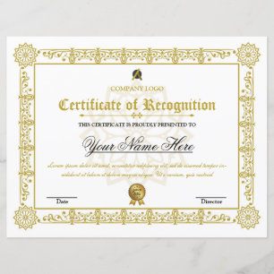 Certificado De Reconhecimento