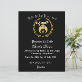 Certificado de Shriners