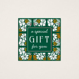 Certificado de vale-presente de Natal retrógrado r