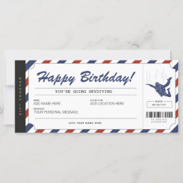 Certificado de variante de presente de aniversário