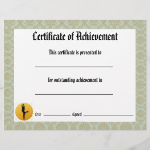Certificado do considerando da dança da realizaç