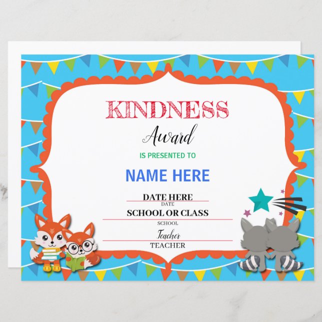 Certificado Escolar (Frente/Verso)