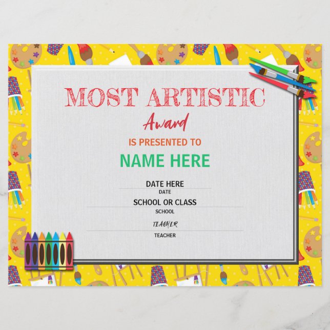 Certificado Escolar (Frente)