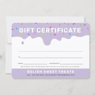 CERTIFICADO GIFT cor do glacé borrifa