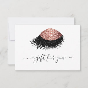 Certificado Glitter Eye Glitter Dourado rosa